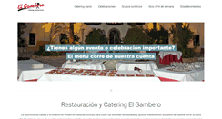 Desktop Screenshot of elgambero.com